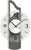 AMS Wall Clock 42x27x9 cm Wood • Modern Design • Precise Quartz Movement