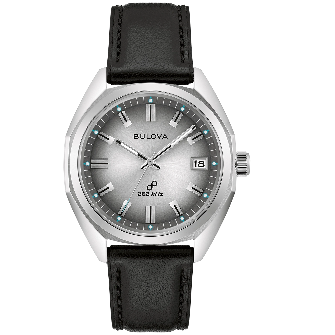 Bulova 96B414 Jet Star Herren Armbanduhr Schwarz/Silber • Hochpräzises Quarzwerk • Saphirglas