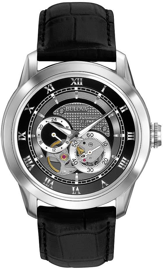 Bulova Classic 96A135 Men's Watch • Skeleton • Automatic