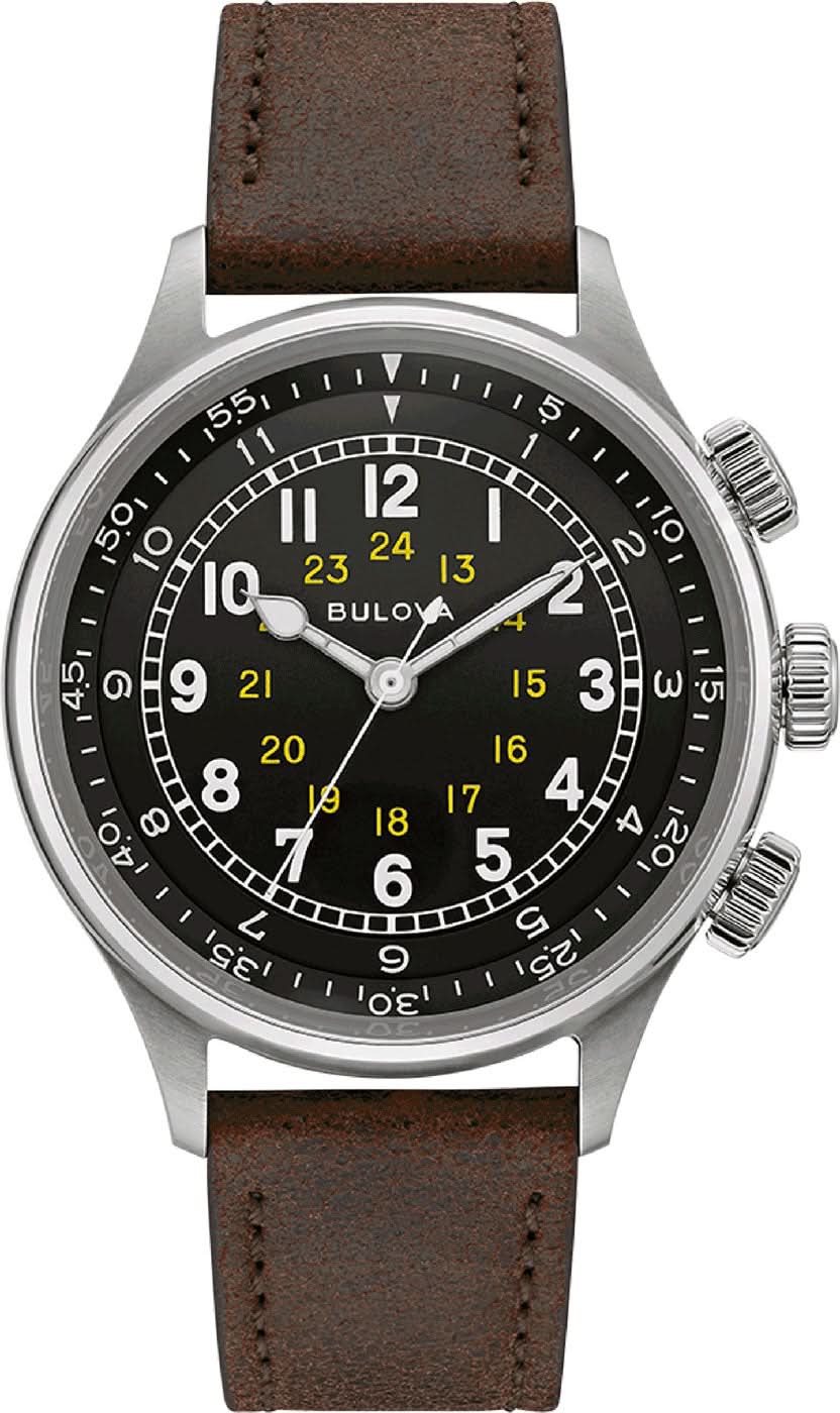 Bulova Regatta 96A245 Men's Watch • Automatic Movement • Elegant Slim Design