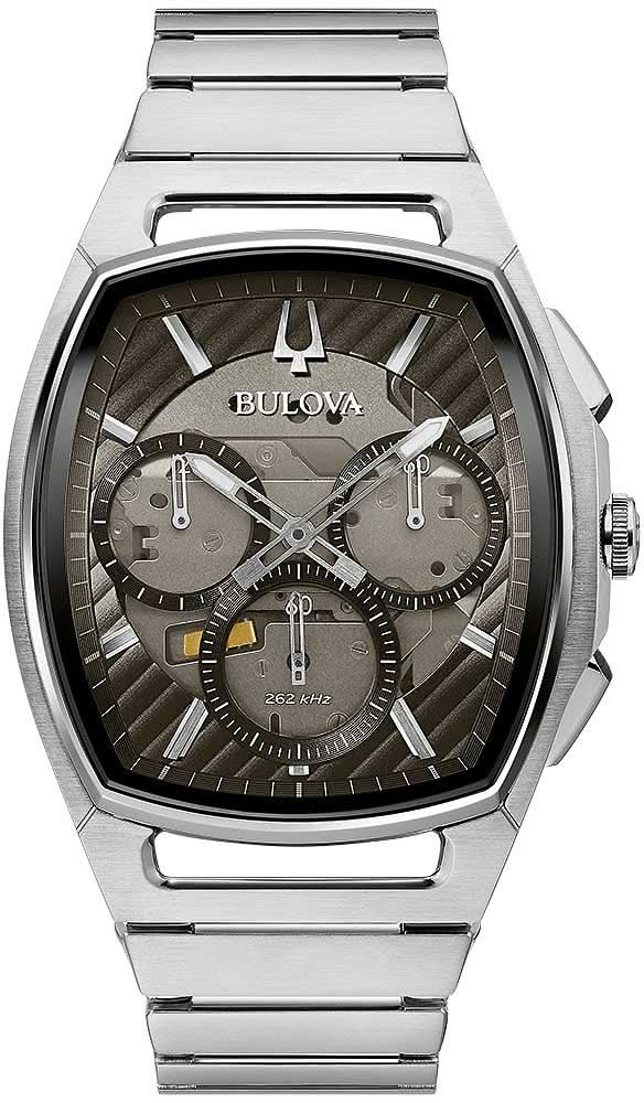 Bulova Curv 96A257 Men's Watch • Curved Movement • 262 kHz