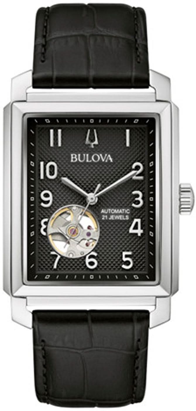 Bulova Sutton 96A269 Men's Watch • Automatic • Open Heart
