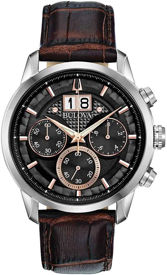 Bulova Sutton 96B311 Men's Watch • Skeleton Dial • Automatic Movement