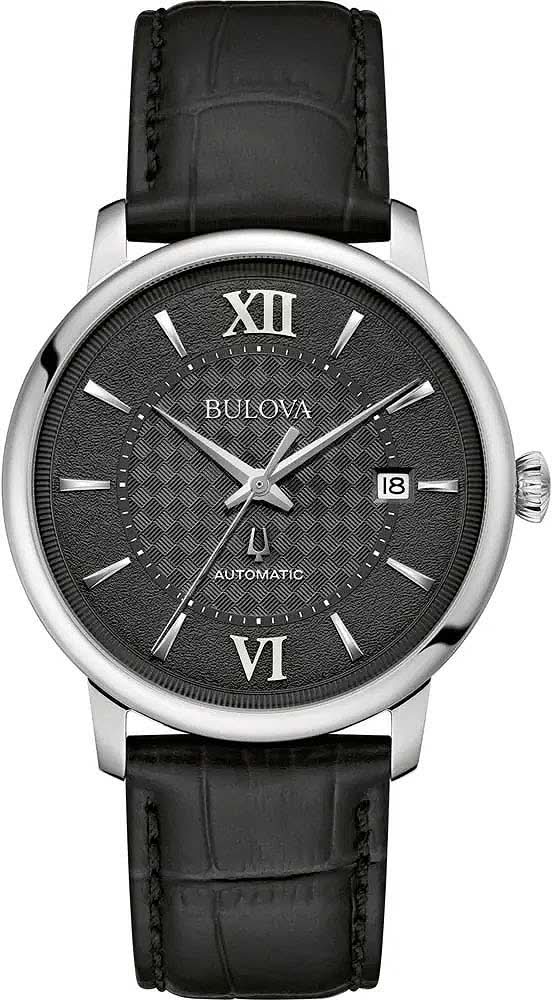 Bulova Classic Hudson 96B441 Men's Watch • Automatic Movement • Sapphire Crystal