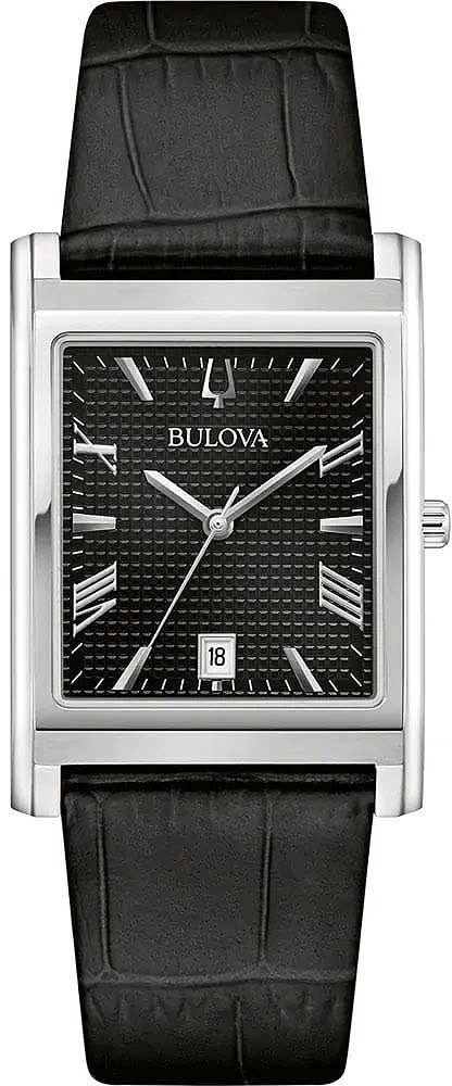 Bulova Sutton 96B445 Men's Watch • Classic Tank Design • Sapphire Crystal
