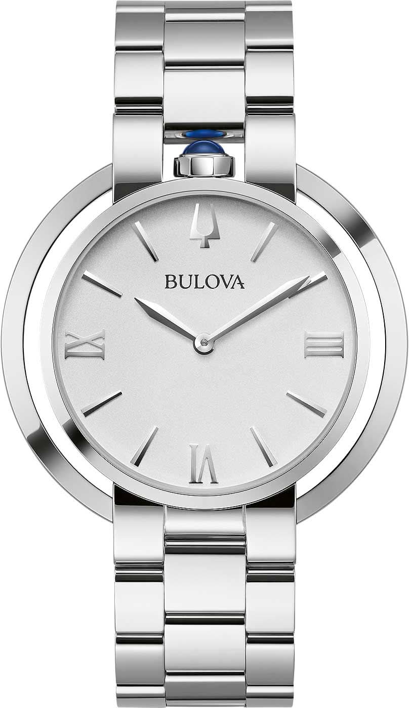 Bulova Rubaiyat 96L306 Women's Watch • Cabochon Crown • Sapphire Crystal