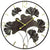AMS Wall Clock 50x50x4 cm Metal • Modern Design • Quartz Movement