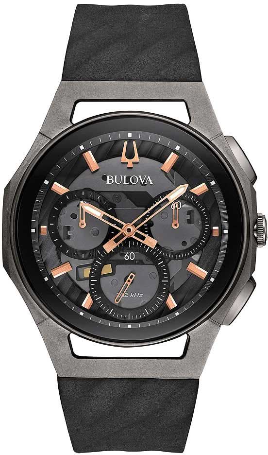 Bulova CURV 98A162 Men's Watch • Curved Movement • 262 kHz