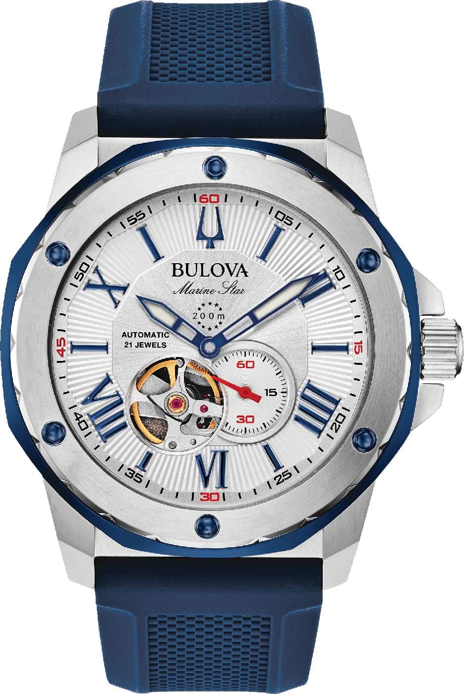 Bulova Marine Star 98A225 Men's Watch • Automatic • 200m