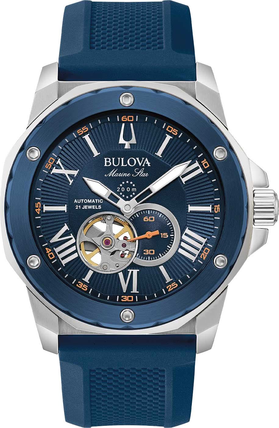 Bulova Marine Star 98A303 Men's Watch • Automatic • 200m