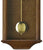 AMS Wall Clock 53x27x10 cm Wood • Precise Quartz Movement • Automatic Night Shut-off