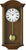 AMS Wall Clock 53x27x10 cm Wood • Precise Quartz Movement • Automatic Night Shut-off