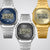 Casio Vintage A140WE-2AEF Armbanduhr Silber • Digitales Zifferblatt mit Sunray-Finish • Retro-Metall-Armband, Bild 6