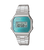 Casio Vintage A168WEM-2EF Armbanduhr Blaugrün • Elektrolumineszierende Hintergrundbeleuchtung • 1/100-Sek.-Stoppuhr, Bild 2