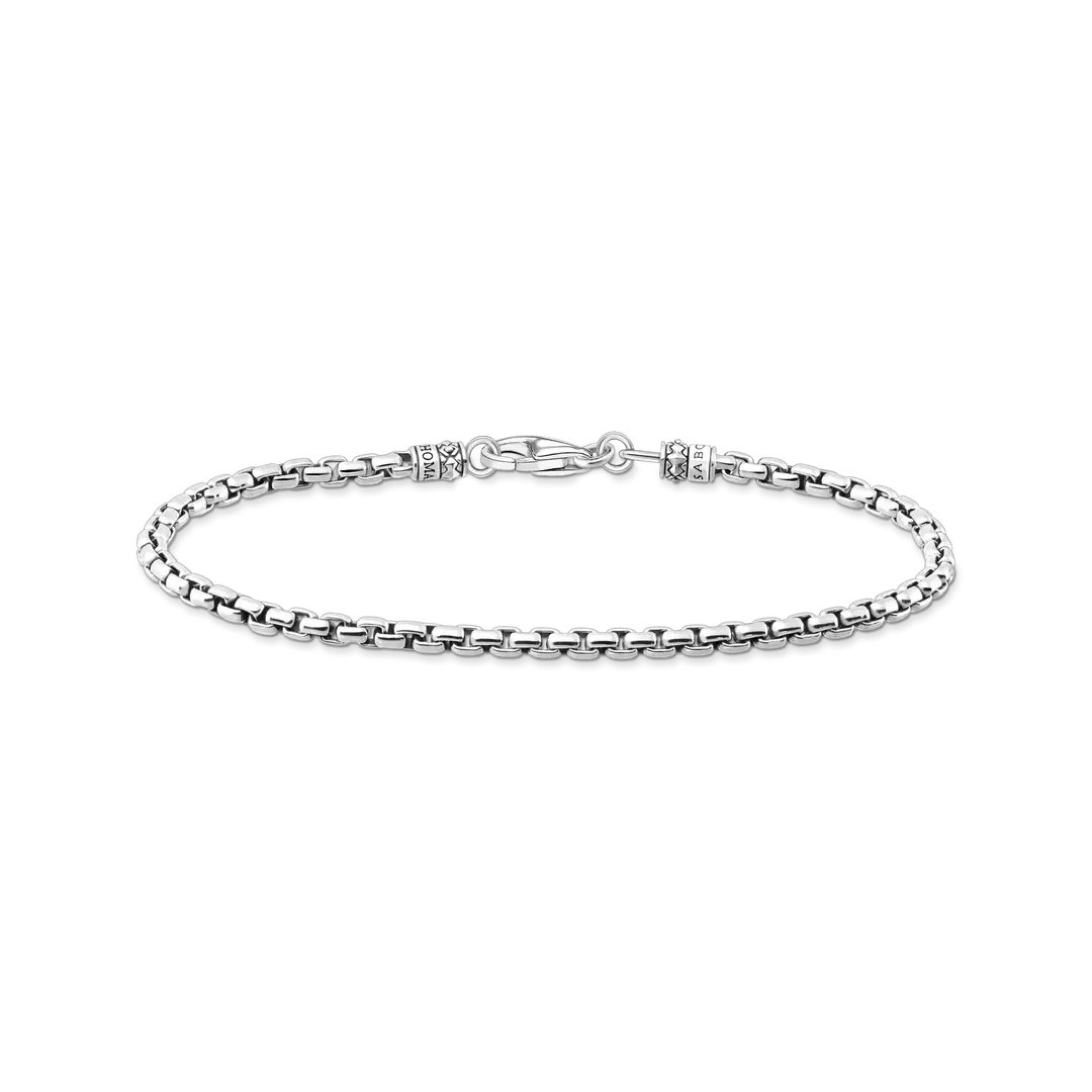Men's bracelet, Venezia design, blackened silver - Thomas Sabo Model: A2086-637-21