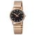 Mondaine Classic A660.30314.16SBR Damenuhr Schwarz/Roségold • Schweizer Quarzwerk • Schnellwechselsystem, Bild 5