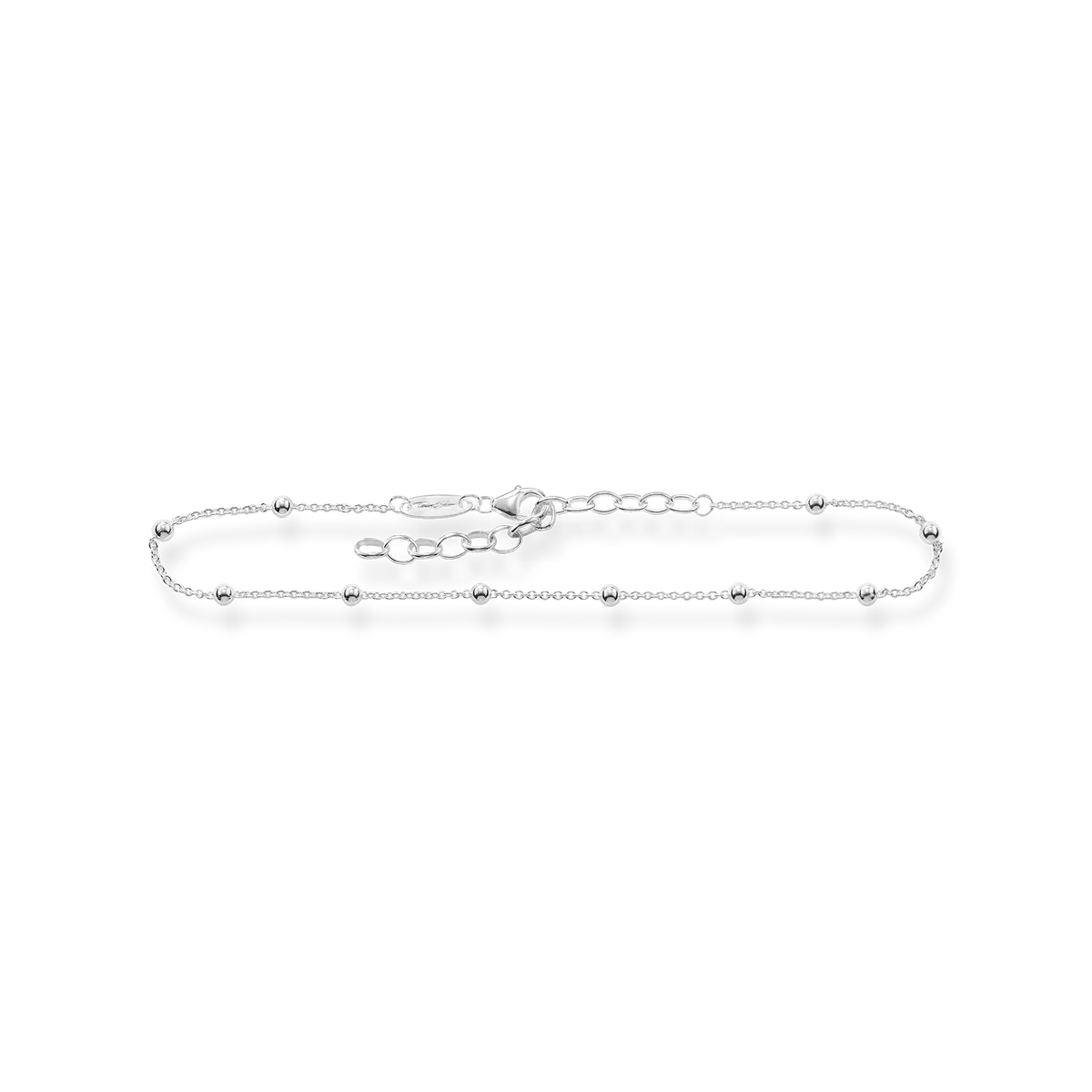 Anklet with Dots - 925 Sterling Silver