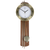 AMS Wall Clock 62x22x8 cm Wood • Radio-Controlled Pendulum Movement • Arabic Numerals