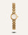 Mockberg Antique Watch MB0181 Damen Armbanduhr Gold • Römische Ziffern • Mineralglas