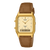 Casio Vintage AQ-230EGL-9AEF Armbanduhr Gold • Analog-Digital • Echtlederarmband, Bild 2