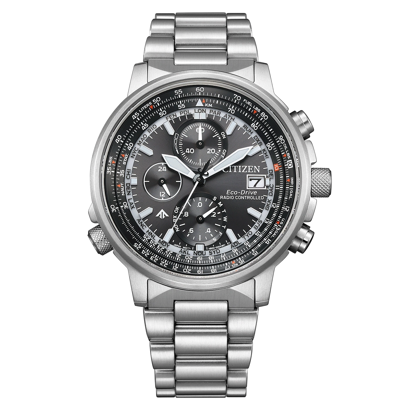 Citizen Promaster Sky AT8300-58E Herrenuhr Schwarz • Saphirglas • Funk-Eco-Drive