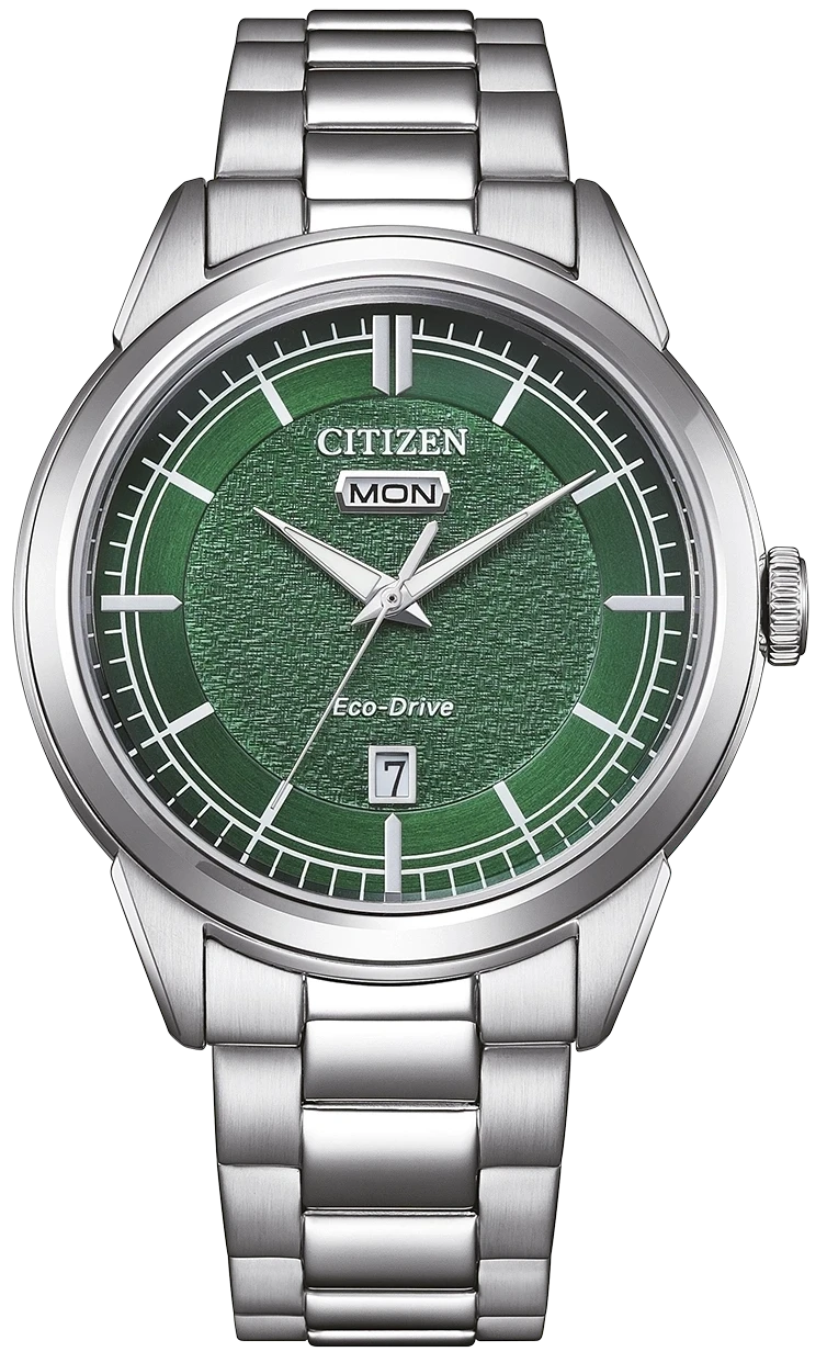Citizen AW0151-85XC Men's Watch • Eco-Drive • Green Dial