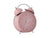 Karlsson Iconic KA5784PI Wecker Rosa • Geräuschloses Sweep-Uhrwerk • Klassisches Twin-Bell-Design