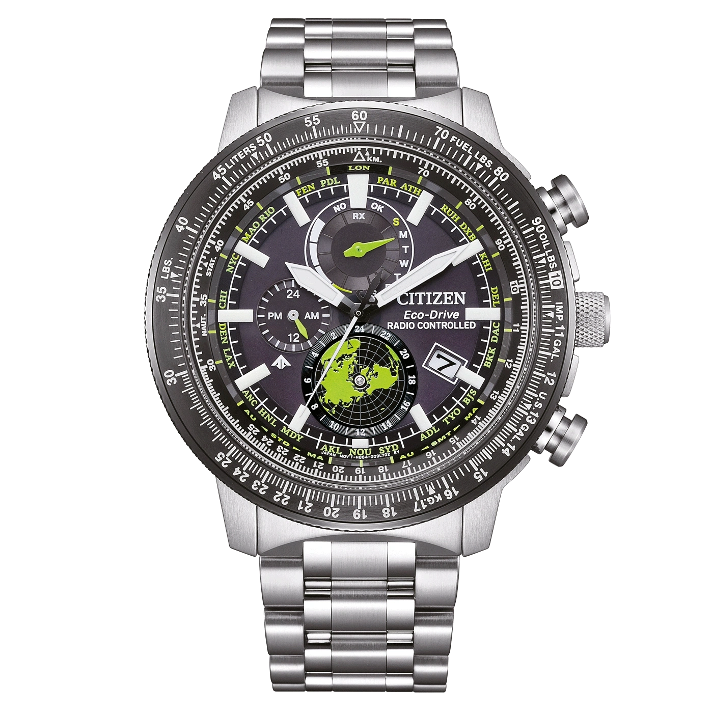 Citizen Promaster BY3006-53E Herrenuhr Schwarz • Saphirglas entspiegelt • Eco-Drive Funkuhr