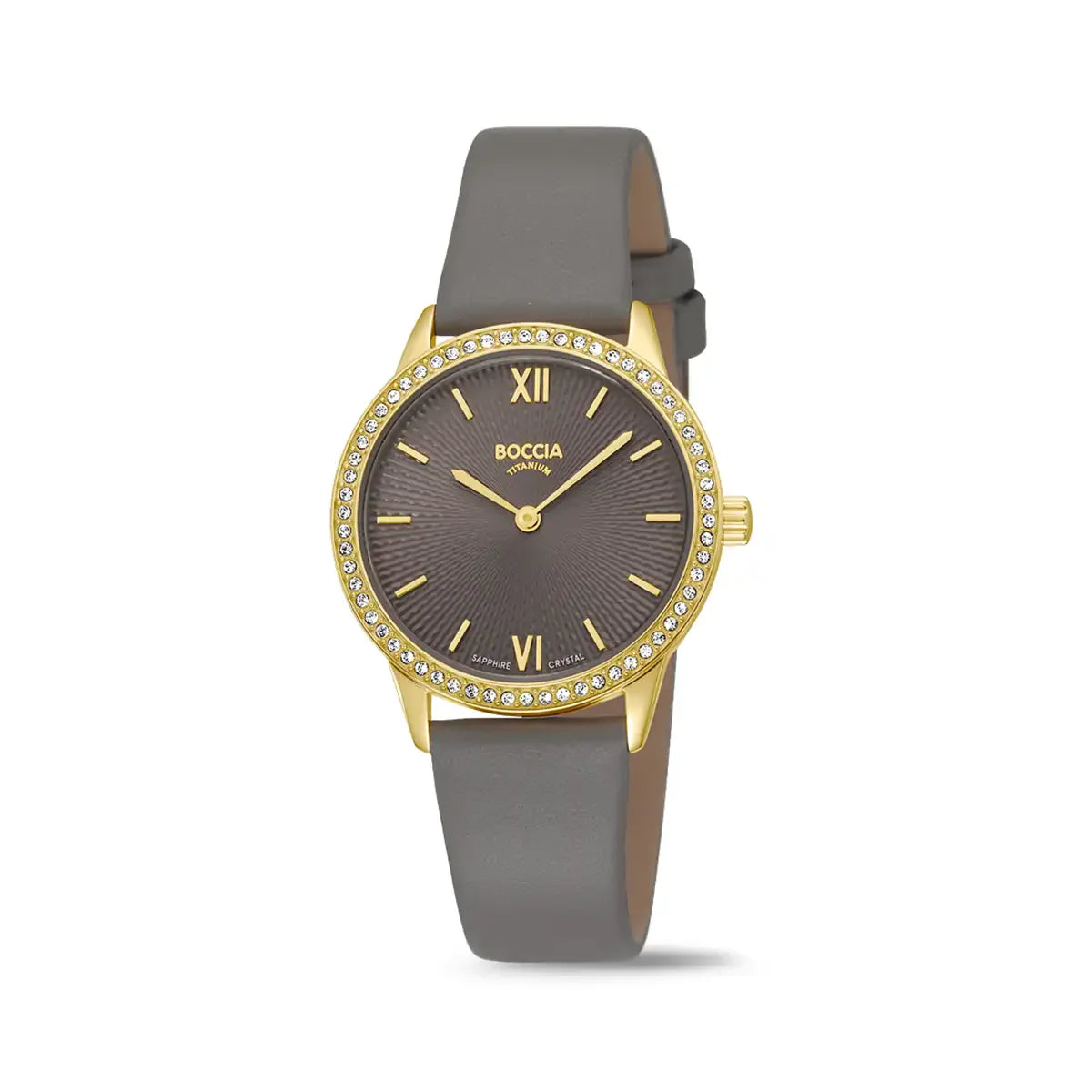 Boccia 3382-03 women's watch with titanium case and Milanese bracelet