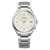 Citizen Super Titanium Armbanduhr mit weißem Zifferblatt und silbernem Edelstahlarmband
