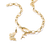 Thomas Sabo Charm Pendant, Letter "F", in gilded silver