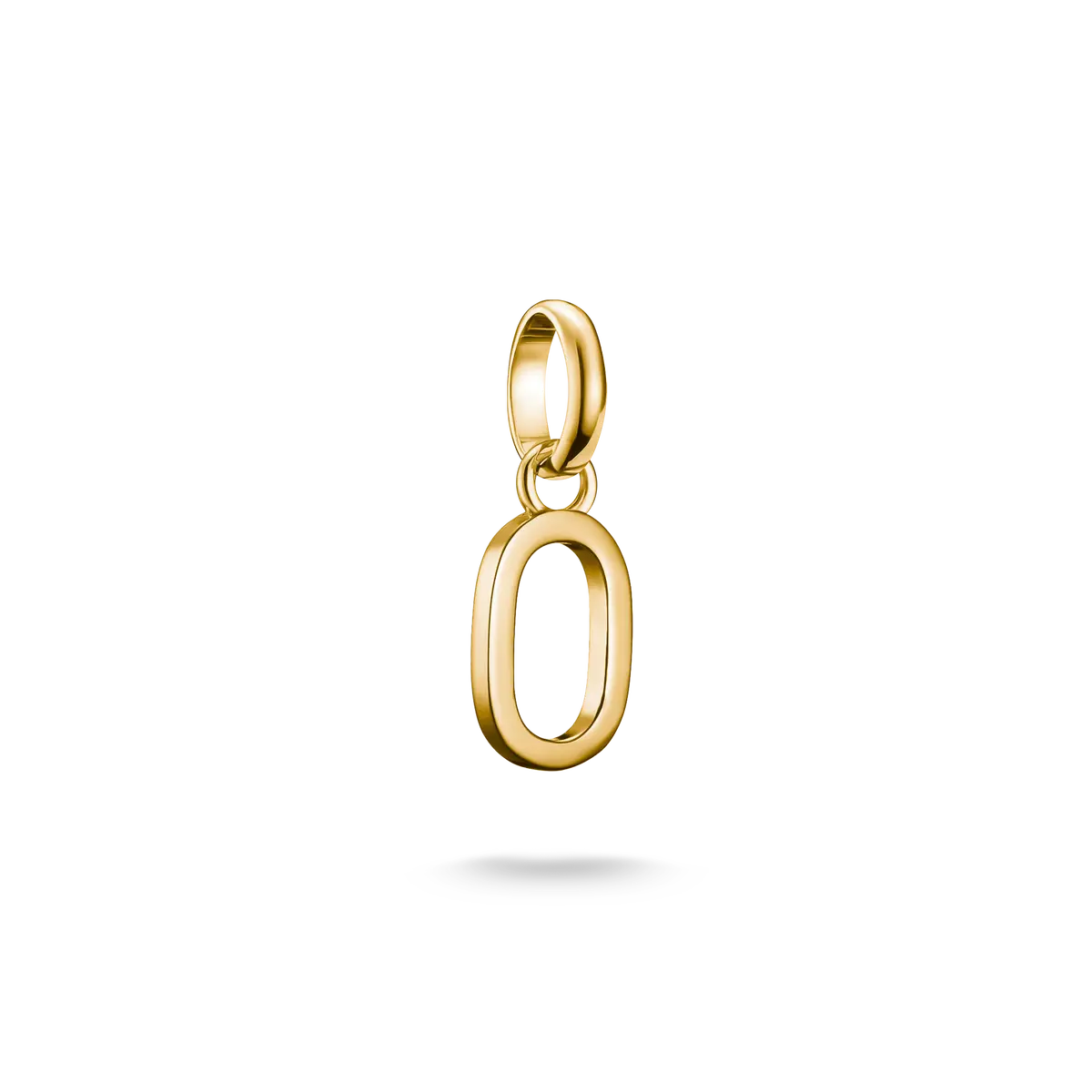 Thomas Sabo Charm Pendant Letter O Connect Gold Plated