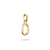 Thomas Sabo Charm Pendant Letter O Connect Gold Plated