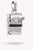 Wednesday Typewriter Zirconia Connect Silver Charm Pendant for Bracelets - Thomas Sabo Model: CC1315-691-11