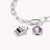 Wednesday Typewriter Zirconia Connect Silver Charm Pendant for Bracelets - Thomas Sabo Model: CC1315-691-11