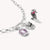 Wednesday Typewriter Zirconia Connect Silver Charm Pendant for Bracelets - Thomas Sabo Model: CC1315-691-11
