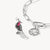 Elegant Wednesday W Zirconia Silver Charm Pendant Connect - THOMAS SABO Model: CC1317-643-11