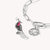 Wednesday Crow Zirconia Connect Charm Pendant in 925 Sterling Silver - Thomas Sabo Model: CC1318-691-11
