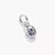 Charm Pendant February Birthstone Connect Silver