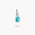 Ladies' Charm Pendant, Birthstone December Turquoise - THOMAS SABO Model: CC1340-404-17