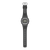 Casio G-Shock Herrenuhr mit schwarzem Silikonband, seitliche Ansicht