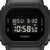 Casio G-Shock Digitaldisplay im Detail, schwarzes Gehäuse mit Protection-Schriftzug