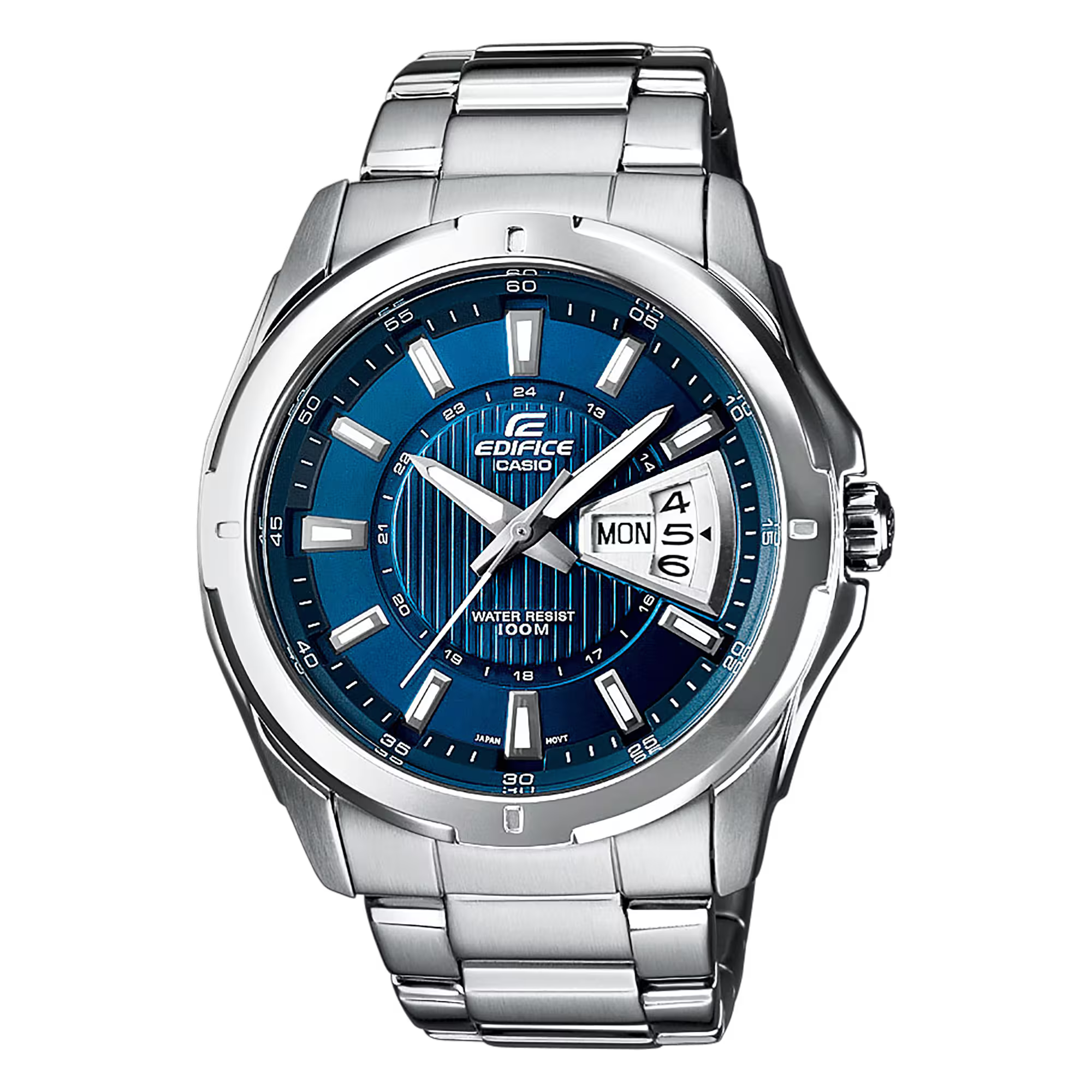 Casio Edifice EF-129D-2AVEF Men's Watch • Classic Design • 10 Bar Water Resistance