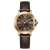 Citizen Ceci EM1163-09X Damenuhr Roségold • Eco-Drive Saphirglas • Apfelarmband Braun