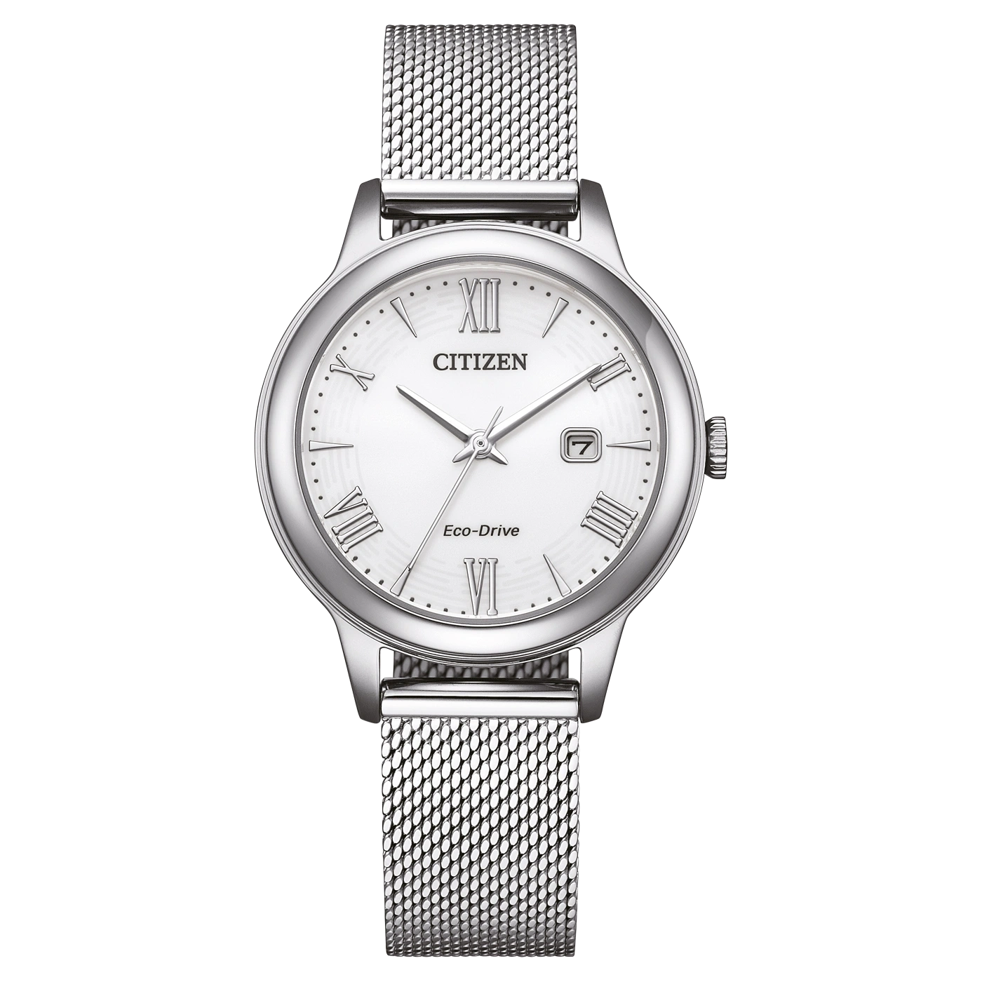 Citizen EW2621-75A Damenuhr Eco-Drive • Milanaise-Armband • 10 bar Wasserdicht