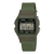 Casio Digitaluhr mit LED-Option, grünem Textilband und klar ablesbarem LCD-Display