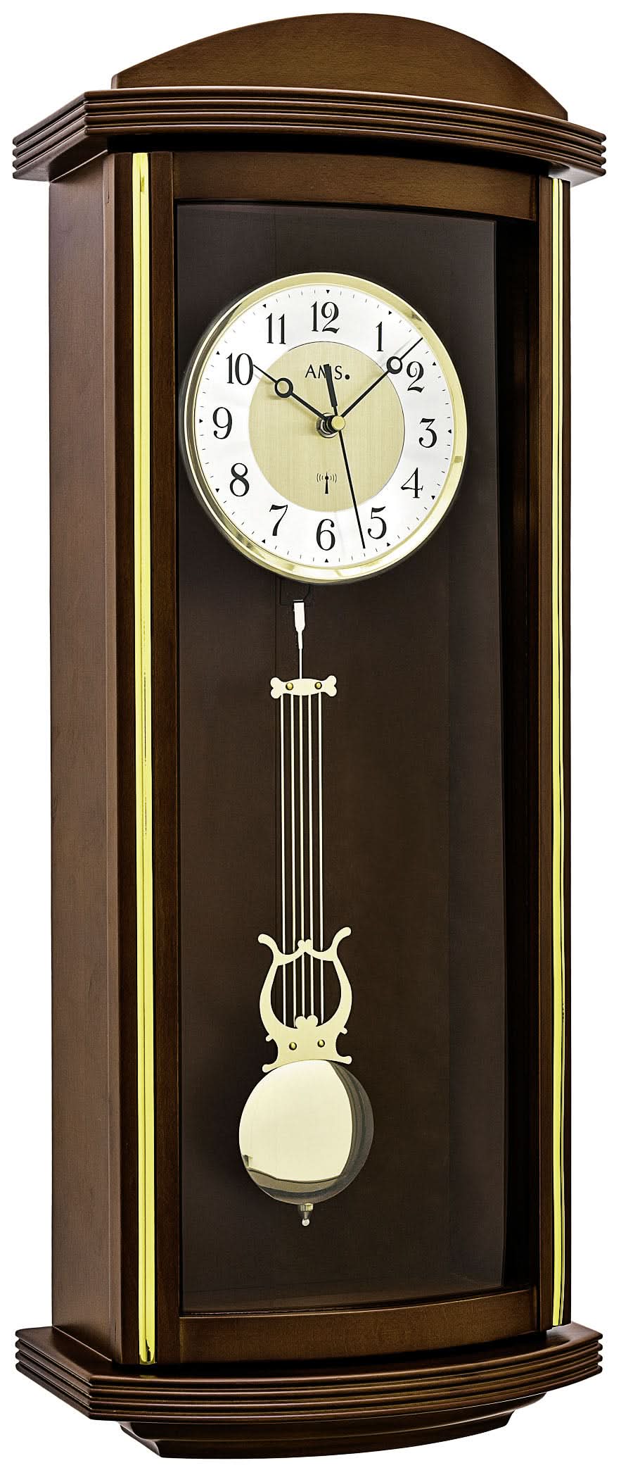 AMS Wall Clock • Precise Radio-Controlled Movement • Made in Germany