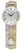 AMS Wood Wall Clock • Radio-Controlled Pendulum Movement • Sonoma Oak Finish