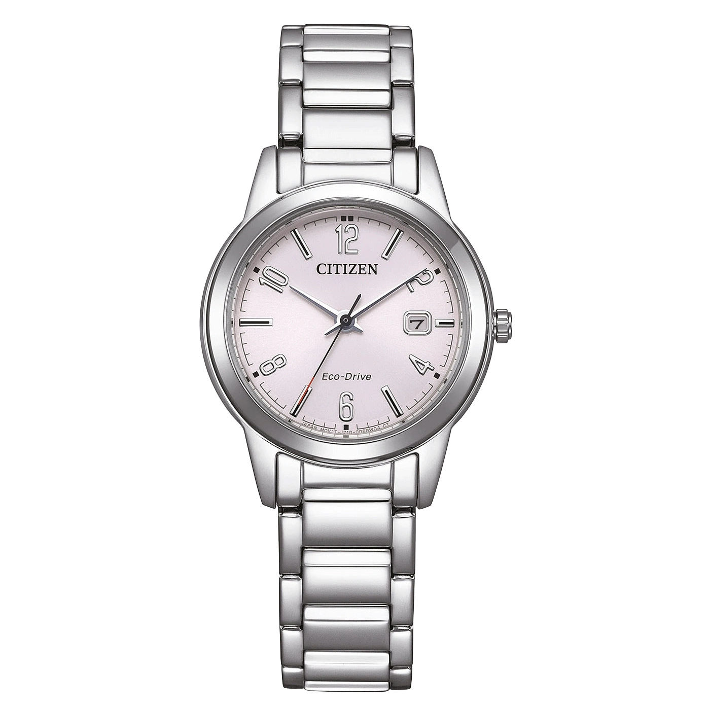 Citizen FE1241-71Z Damen Eco-Drive Elegance Armbanduhr Rosa • Solarbetrieben • Datumsanzeige