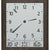 Wanduhr mit Holzrahmen, analoge Zeiger und Display für Datum, Wochentag und 16,0 °C
